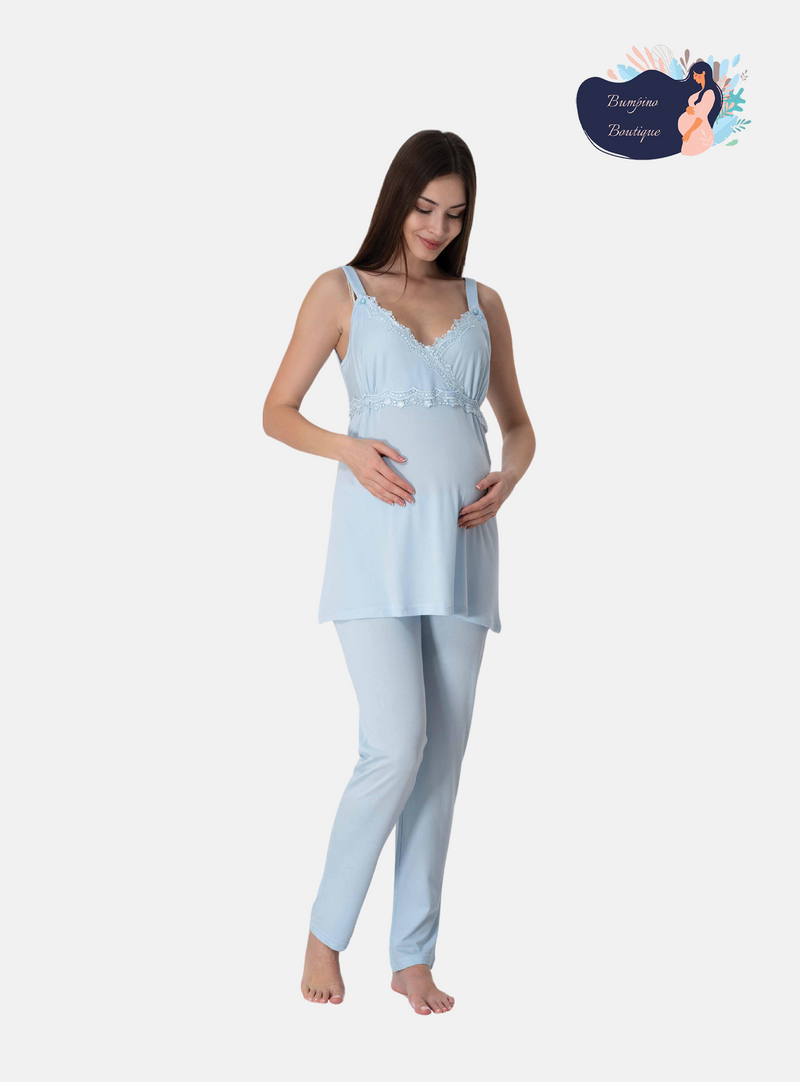 0932 / maternity and nursing pajama