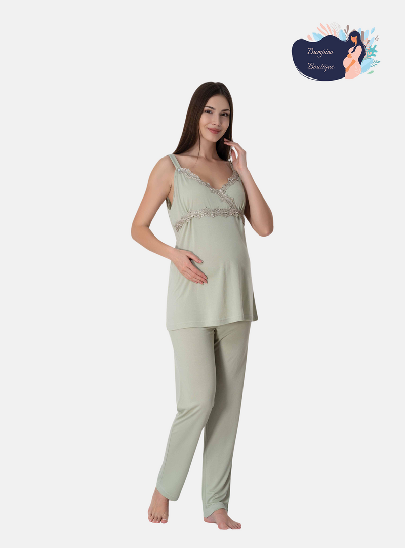 0932 / maternity and nursing pajama