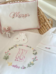 4 Pieces Set + Pillow 15×35 cm