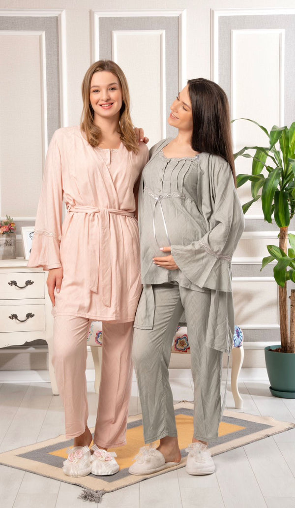 8526 / woven viscose jakar 3 piece set